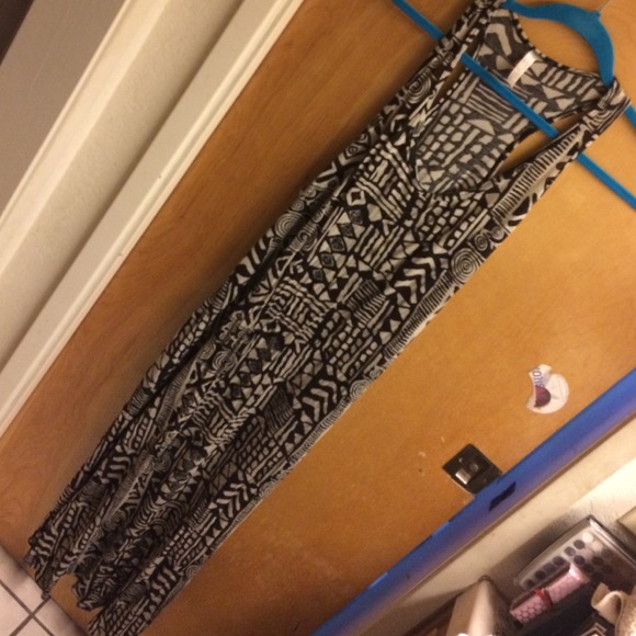 Aztec print dress