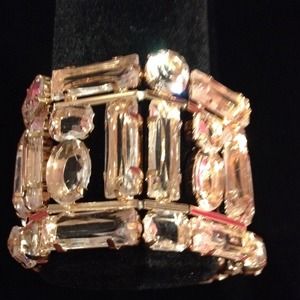 Champagne bling bracelet