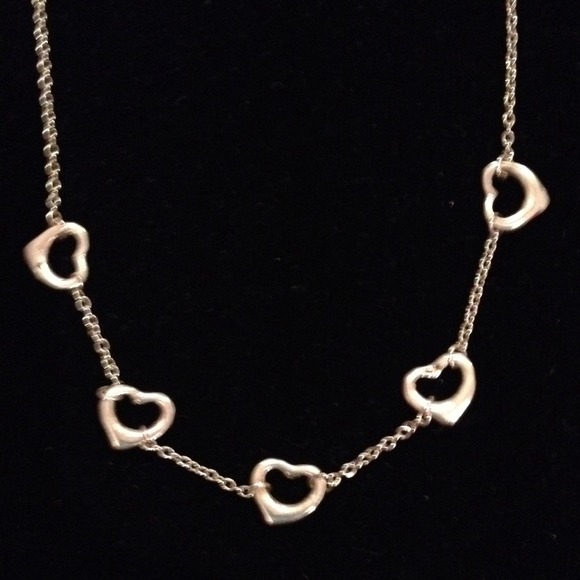 Reduced ......Sterling silver open heart necklace