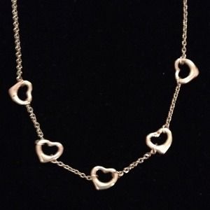 Reduced ......Sterling silver open heart necklace