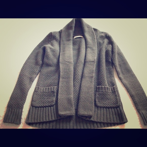Old Navy Grey Shawl Cardigan