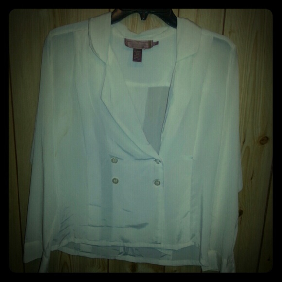 Long sleeve button up over shirt