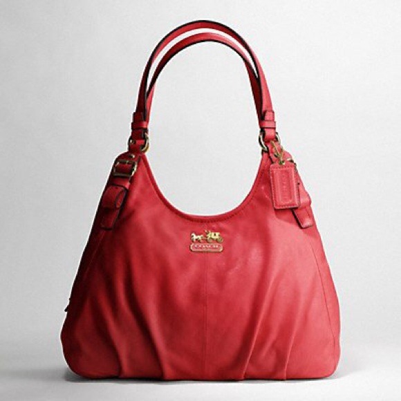 On hold! Coach Madison Maggie Leather Handbag