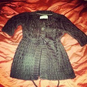 Brown 3/4 Sleeve Sweater