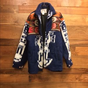 Unisex alpaca coat made in Peru size large