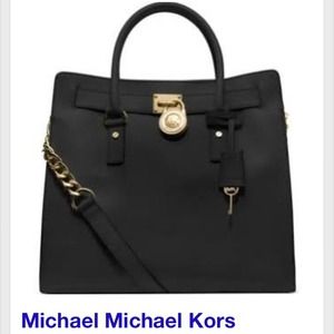 Michael Kors  black and gold Hamilton