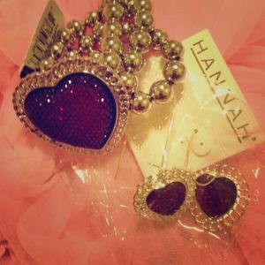 bracelet and earrings