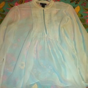 Lane Bryant sheer blouse