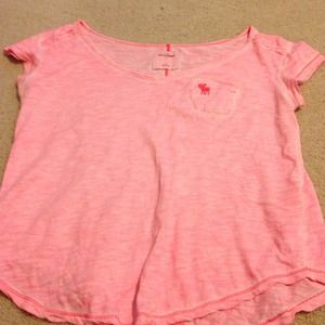 Pink abercrombie kids top