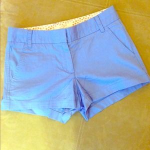 J Crew Factory blue chino shorts