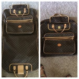 LV dress/suit hanger fold up.