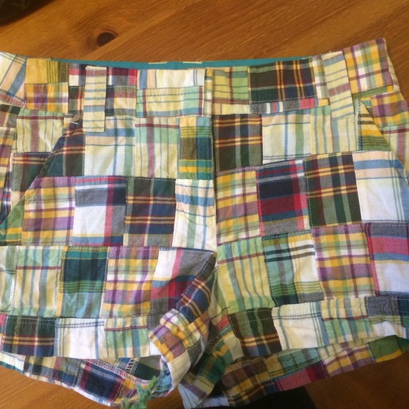 J. Crew plaid shorts