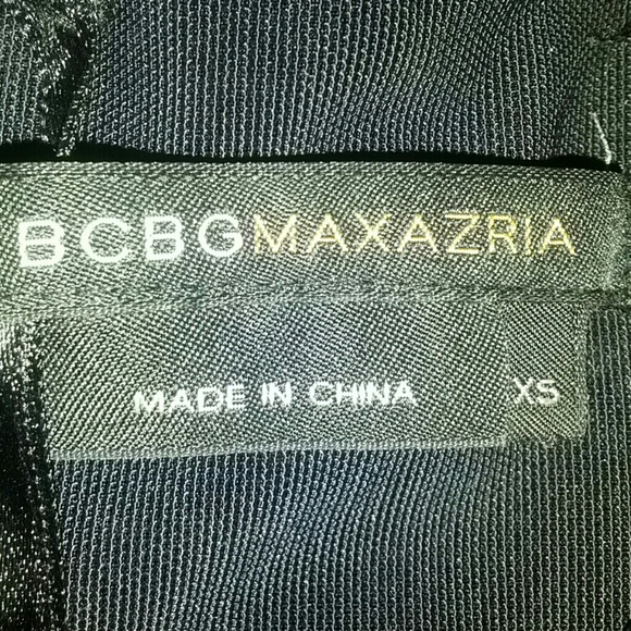 BCBG Tight, Short Black Tube Dress w/Tiered Skirt - Picture 3 of 3