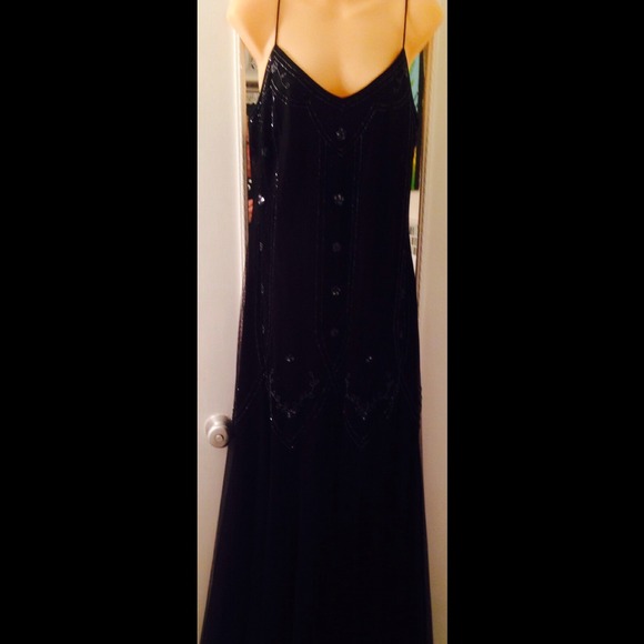 Black evening gown