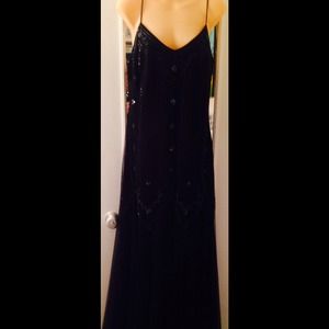Black evening gown