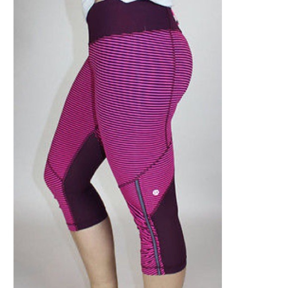 SOLD Run For Your Life Rsbry Plum Hyper Stripe