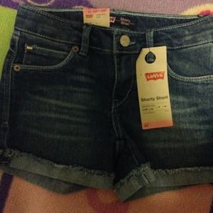 Children's shorts blue jean