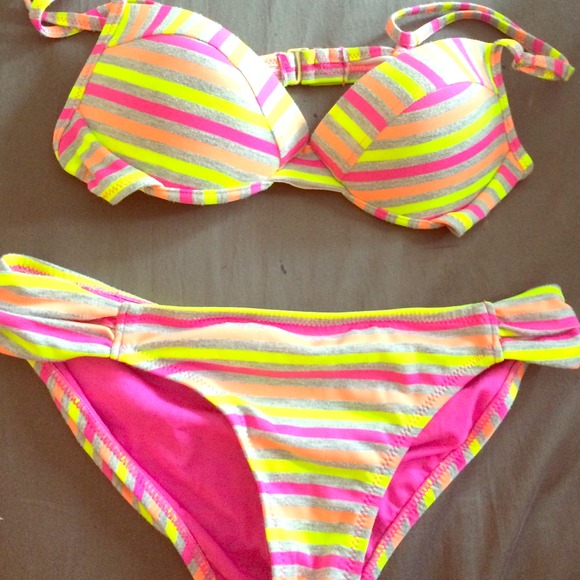 Neon swim suit