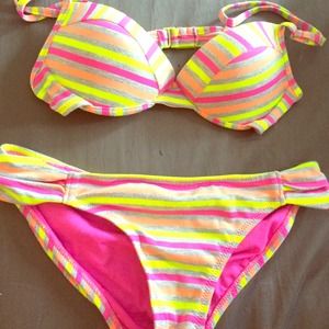 Neon swim suit