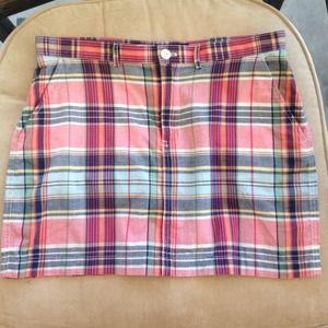 Ralph Lauren Sport plaid multi color skirt