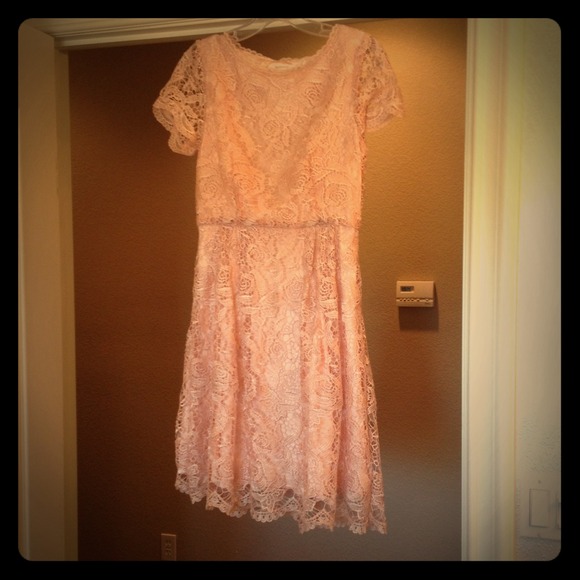 Pink lace lucy Paris dress