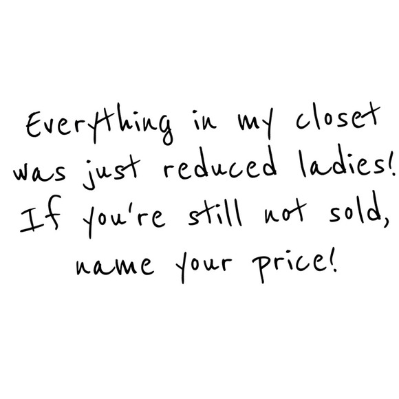 ✂️💰 price cut! Sale! Reduced prices!