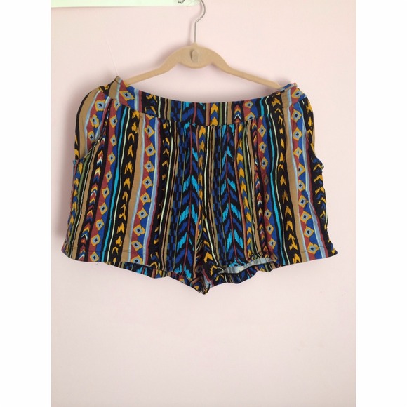 Tribal print shorts!