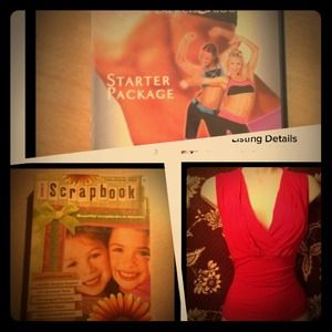 Sexy Red Top, Scrapbooking Software, & DVD