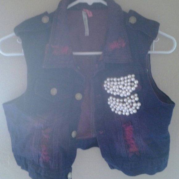 Purple/fushia vest