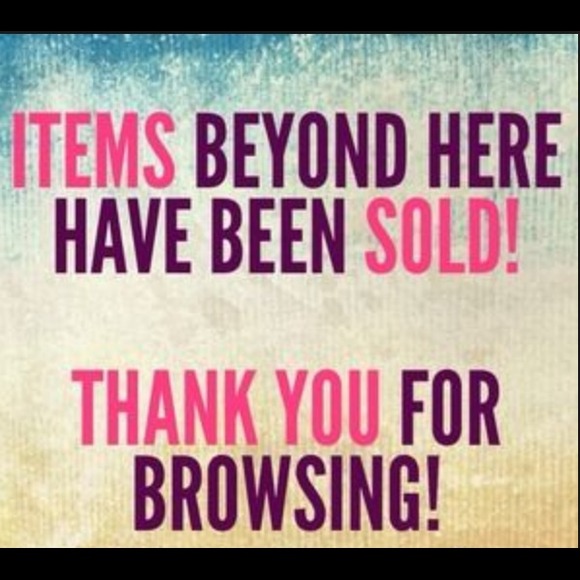 😍Items past this point have been sold😍