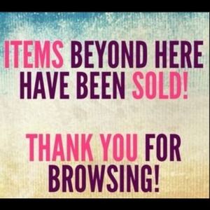 😍Items past this point have been sold😍