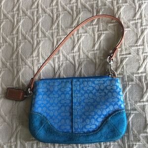 Coach small wristlet bag