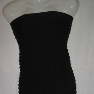 Black Strapless Dress