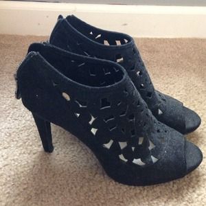 Black Cutout Heels