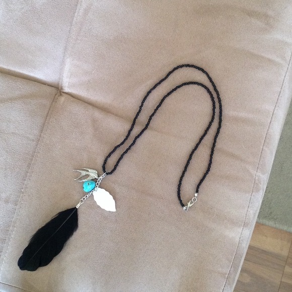 Feather necklace