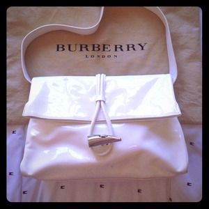 Authentic Burberry patent leather bag