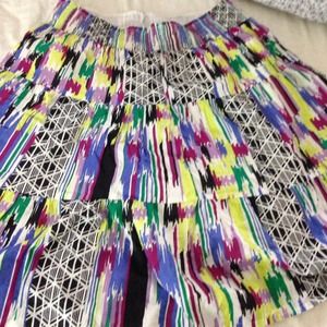 Multi colored skirt