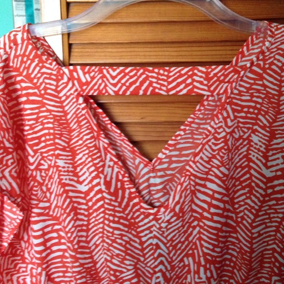Fun Orange Patterned Dress!! - Picture 3 of 4