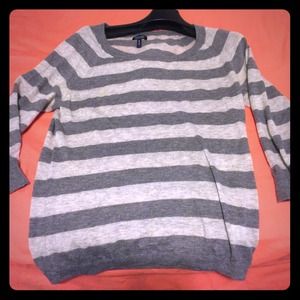 Splendid 100% cashmere stripe sweater