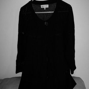 Black cardigan