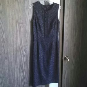 Black Leopard Print Dress