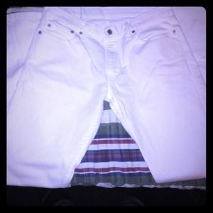 White Levi's
