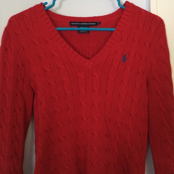 Red Ralph Lauren Sweater
