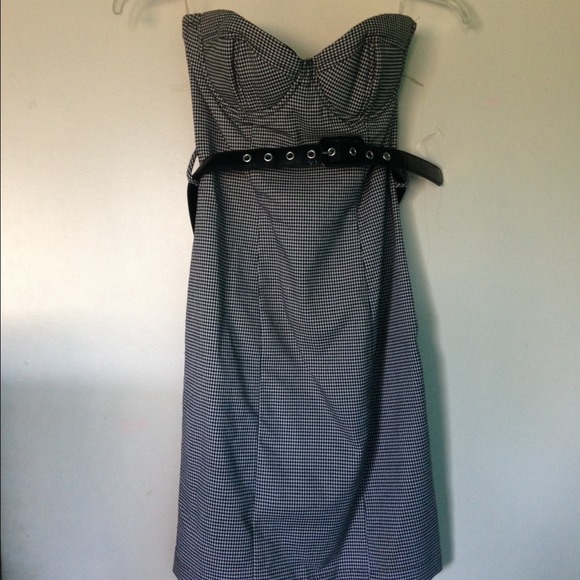 F21 Houndstooth Dress
