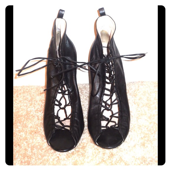 Viktor & Rolf Lace-up Booties