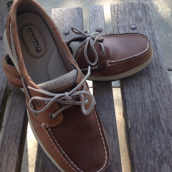 Sperry top slider women's leather shoes