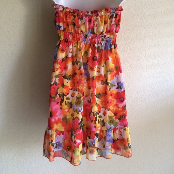 Spring/Summer Floral Dress S - Picture 3 of 4
