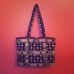 Pink and black Vera Bradley purse!