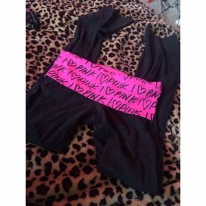 Boot cut vs pink yoga pants