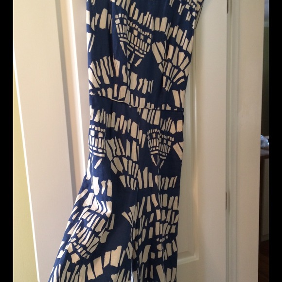 Blue and white jumper from anthro